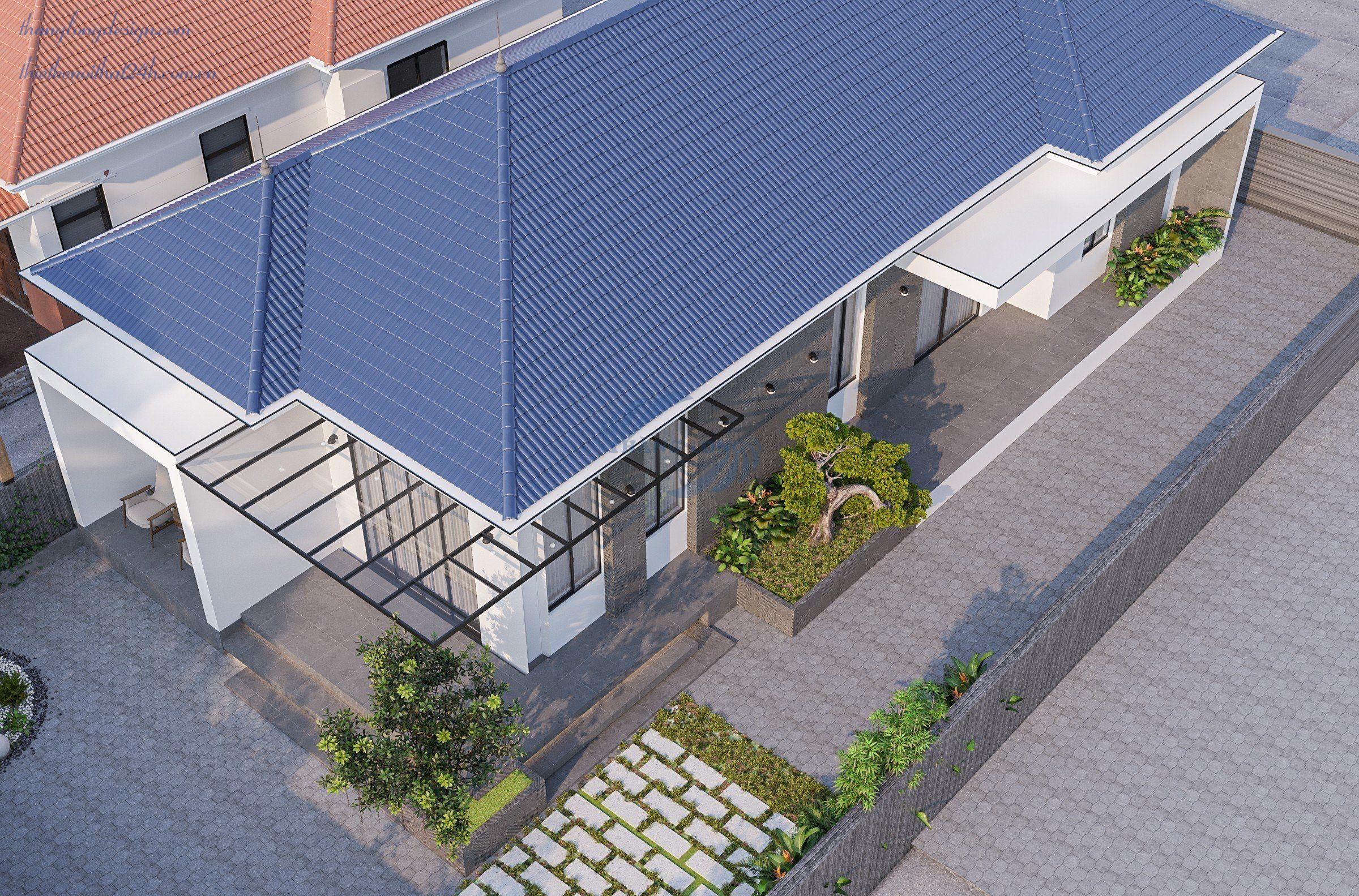 Thiết kế nhà nghỉ dưỡng tại Sóc Sơn, Hà Nội